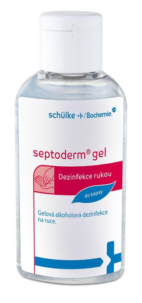 Desinfekční gel na ruce Septoderm s dávkovačem 50 ml.